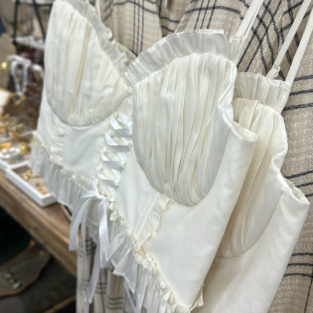 SELKIE The Shakespeare Top in Ivory NWT - Picture 7 of 8